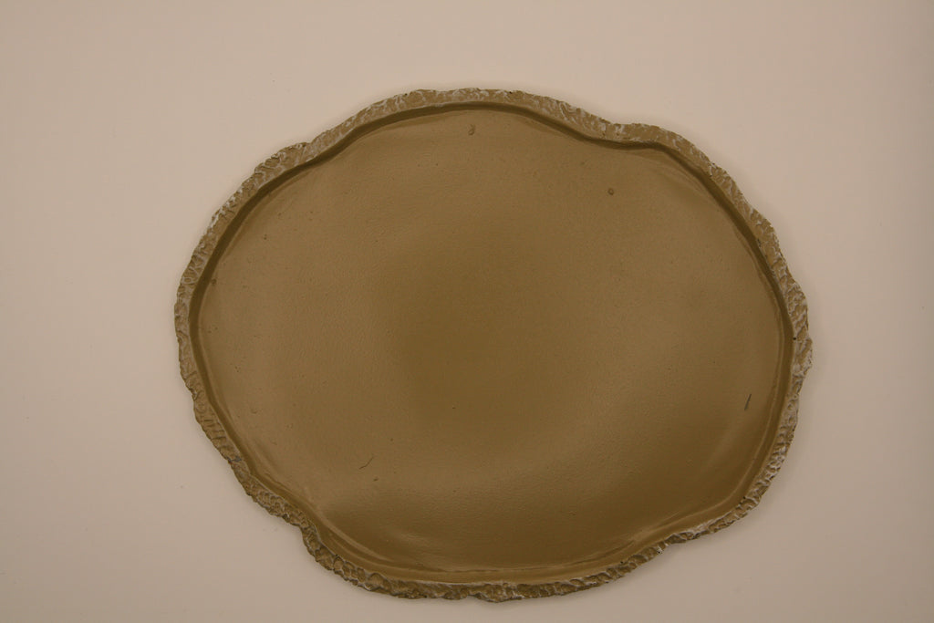 Piatto Basso XL Effetto Roccia per Terrario – Sand XL