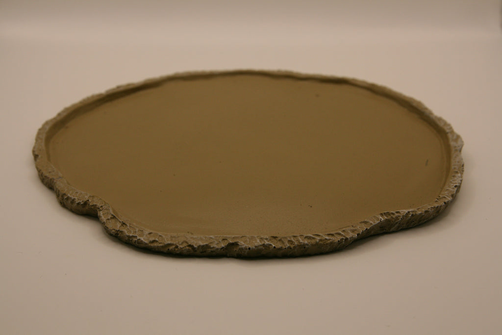 Piatto Basso XL Effetto Roccia per Terrario – Sand XL