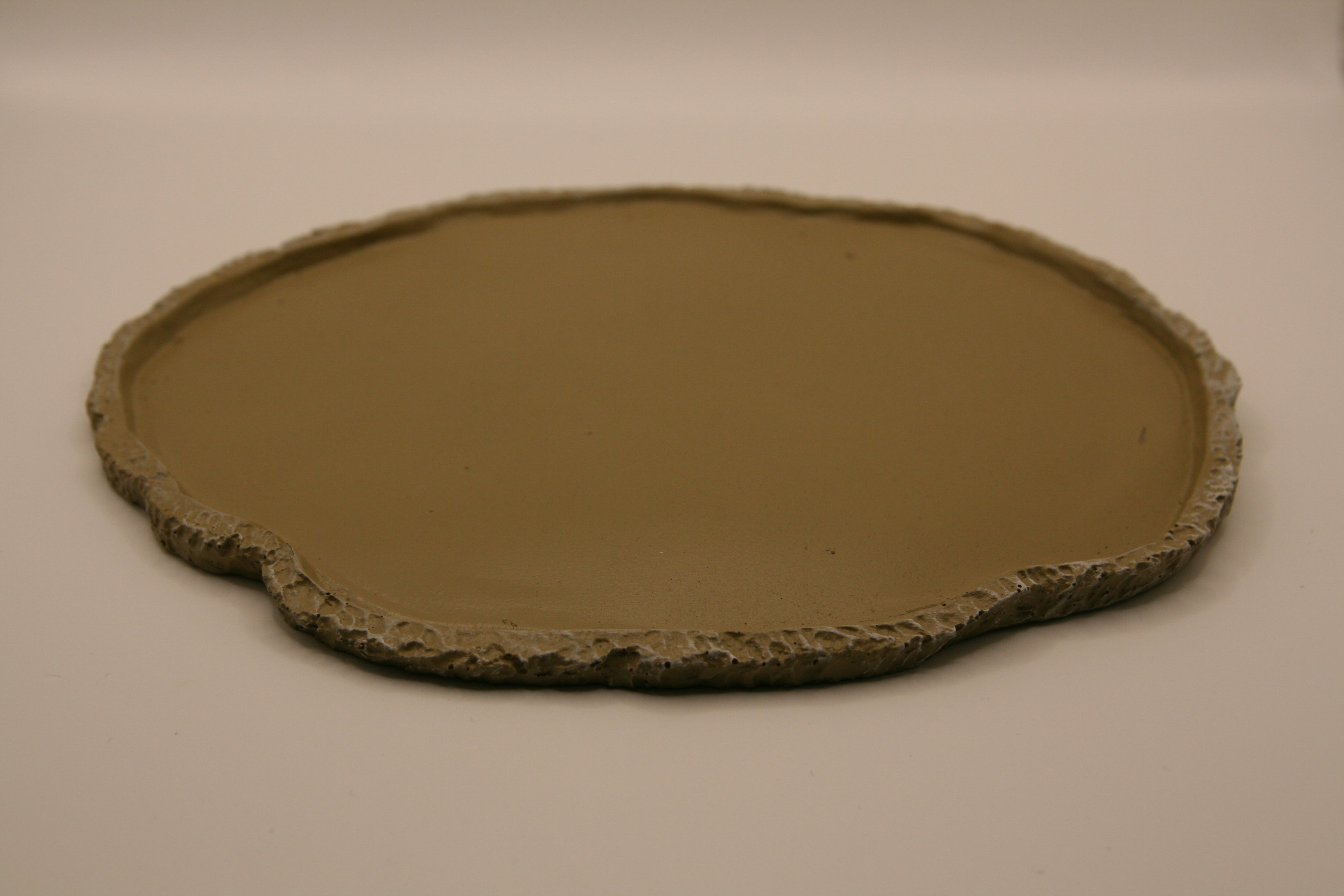 Piatto Basso XL Effetto Roccia per Terrario – Sand XL